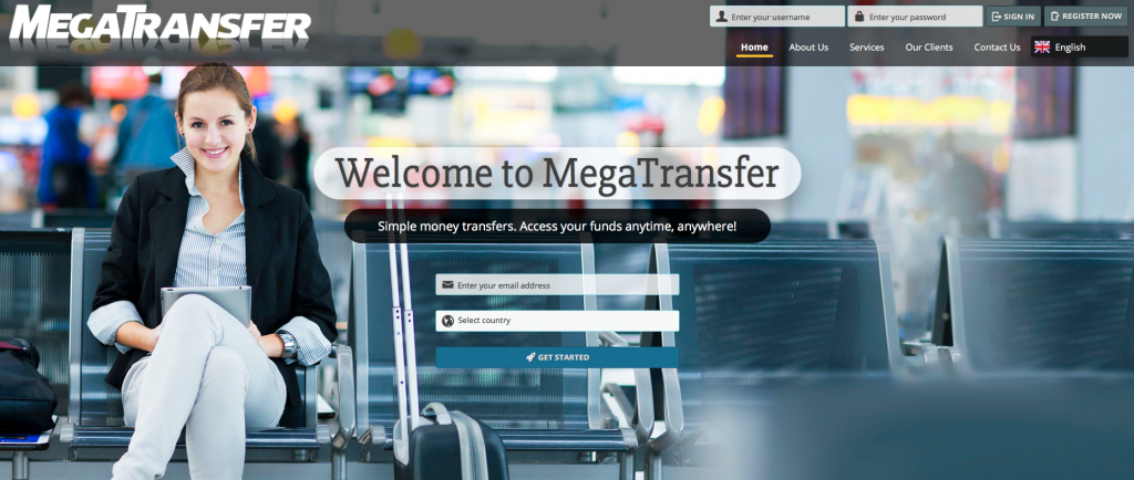 MegaTransfer公式サイト